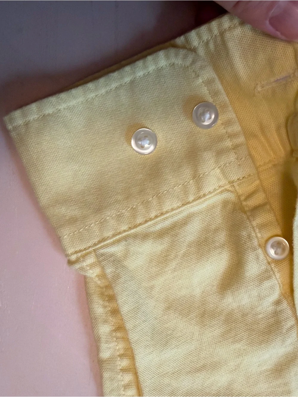 GAP Kids Yellow Button-Down Shirt